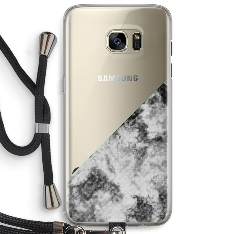 Onweer: Samsung Galaxy S7 Edge Transparant Hoesje met koord