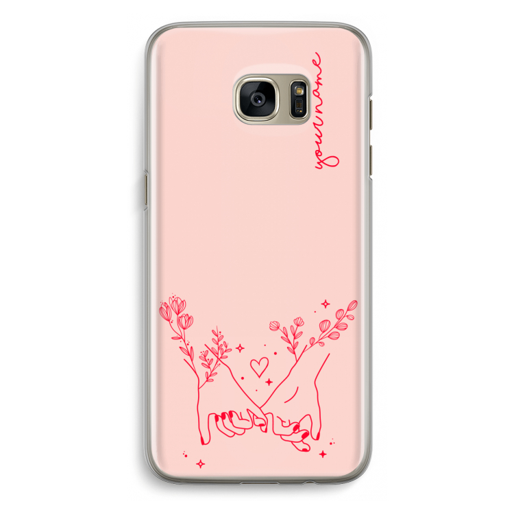 Best Friends: Samsung Galaxy S7 Edge Transparant Hoesje