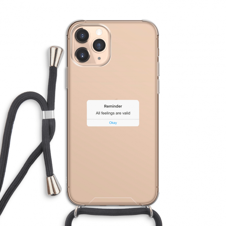 Reminder: iPhone 11 Pro Transparant Hoesje met koord