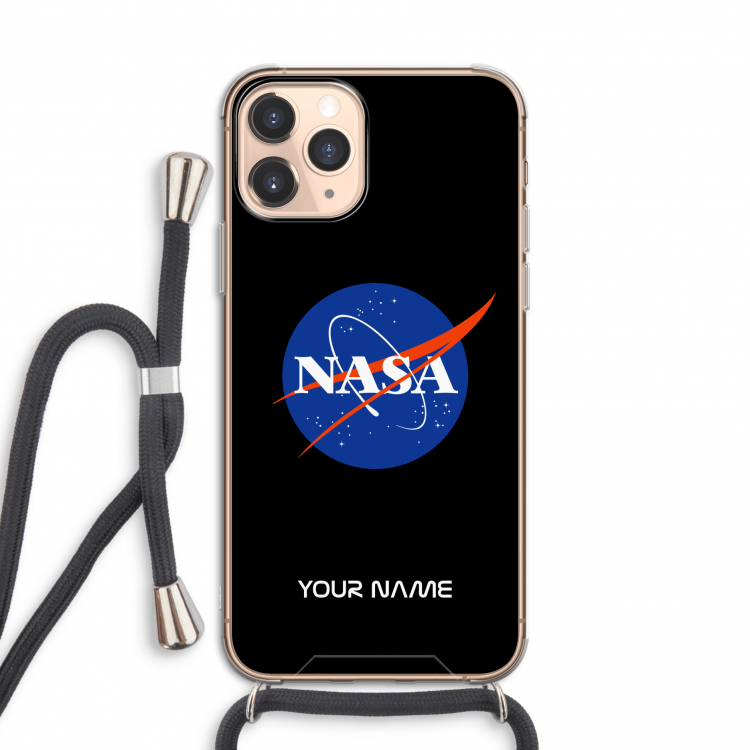 NASA: iPhone 11 Pro Transparant Hoesje met koord