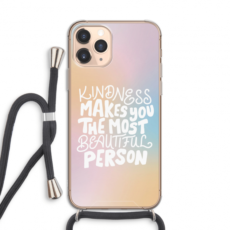 The prettiest: iPhone 11 Pro Transparant Hoesje met koord