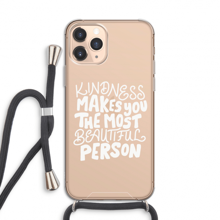 The prettiest: iPhone 11 Pro Transparant Hoesje met koord