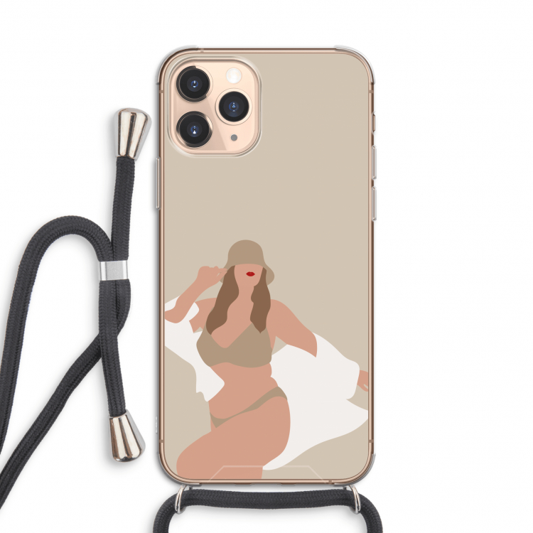 One of a kind: iPhone 11 Pro Transparant Hoesje met koord