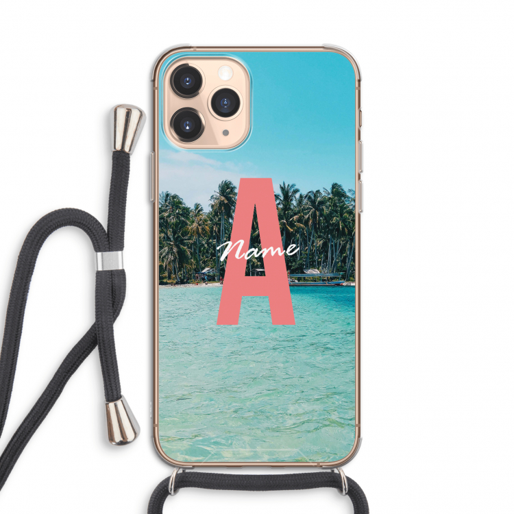 Pacific Dream: iPhone 11 Pro Transparant Hoesje met koord