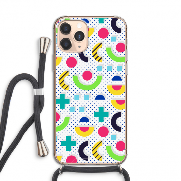 8-bit N°1: iPhone 11 Pro Transparant Hoesje met koord