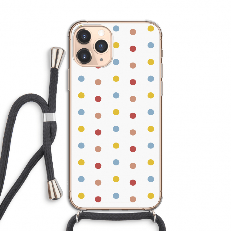 Bollen: iPhone 11 Pro Transparant Hoesje met koord