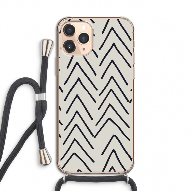 Marrakech Arrows: iPhone 11 Pro Transparant Hoesje met koord