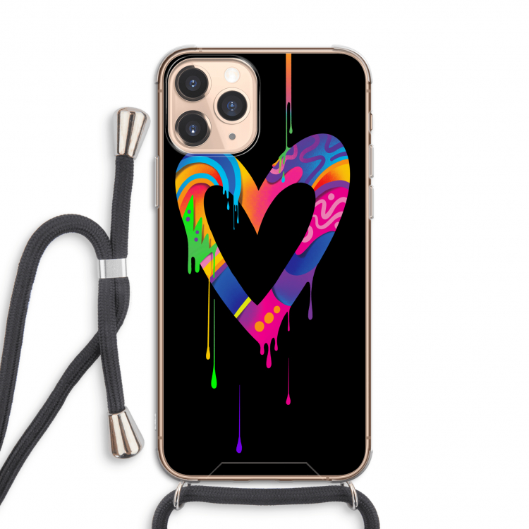 Melts My Heart: iPhone 11 Pro Transparant Hoesje met koord