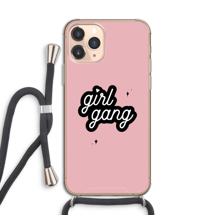Girl Gang: iPhone 11 Pro Transparant Hoesje met koord