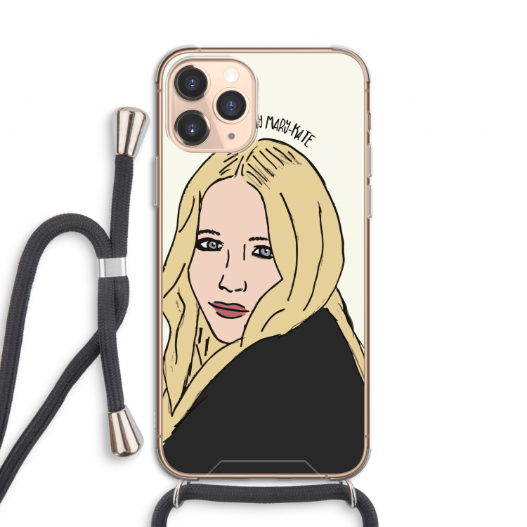Mary Kate: iPhone 11 Pro Transparant Hoesje met koord