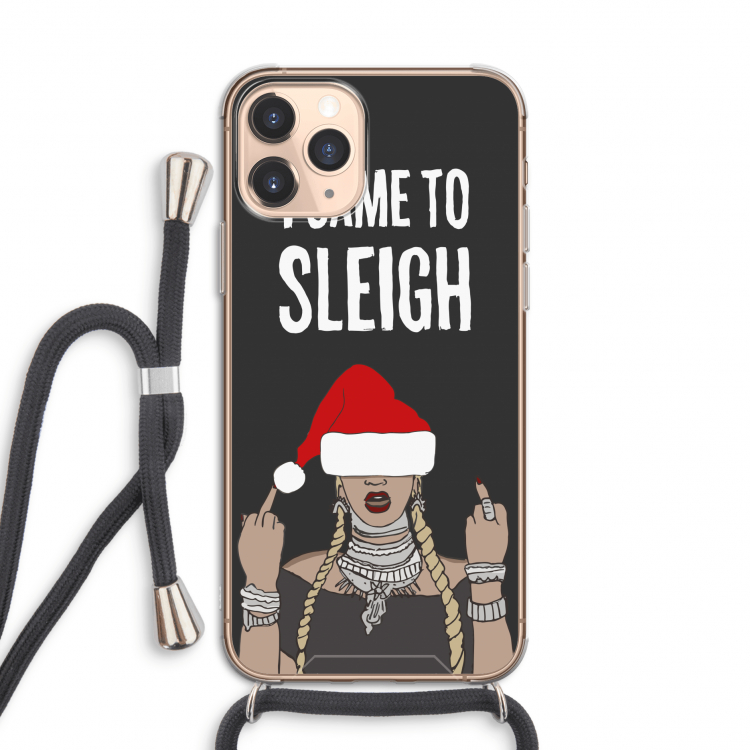 Came To Sleigh: iPhone 11 Pro Transparant Hoesje met koord