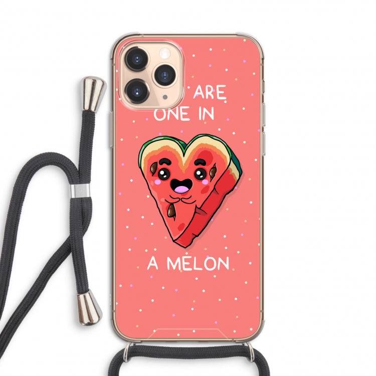 One In A Melon: iPhone 11 Pro Transparant Hoesje met koord
