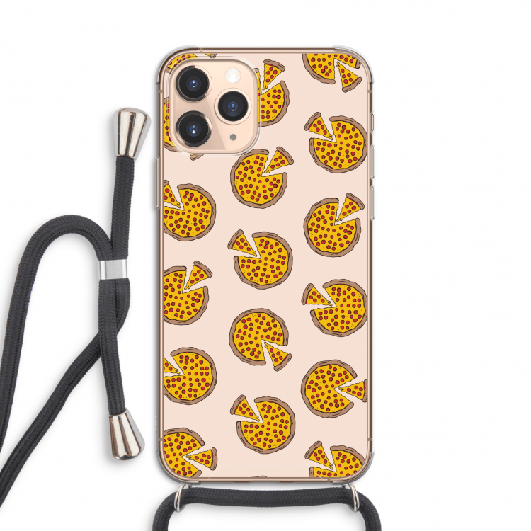 You Had Me At Pizza: iPhone 11 Pro Transparant Hoesje met koord