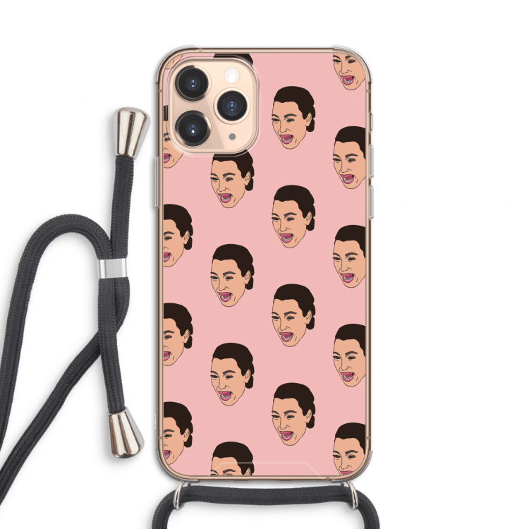 Ugly Cry Call: iPhone 11 Pro Transparant Hoesje met koord