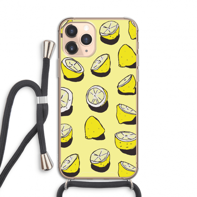 When Life Gives You Lemons...: iPhone 11 Pro Transparant Hoesje met koord