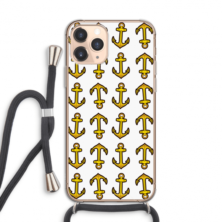 Musketon Anchor: iPhone 11 Pro Transparant Hoesje met koord