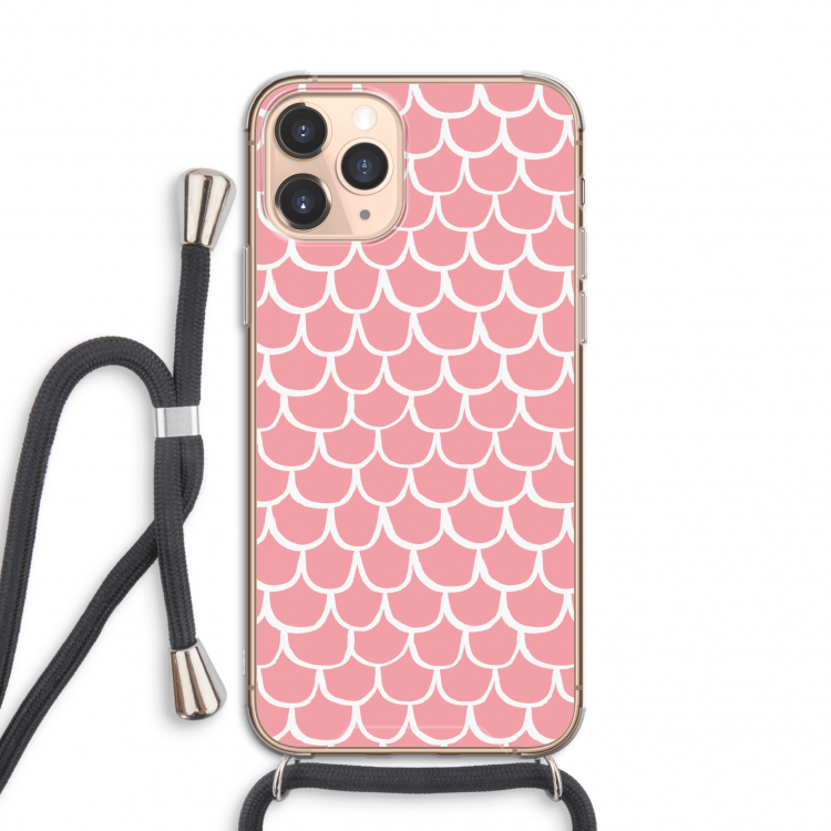 Dakpannetjes: iPhone 11 Pro Transparant Hoesje met koord