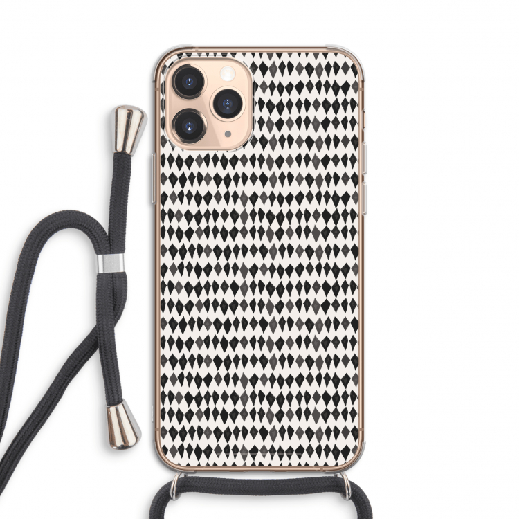 Crazy shapes: iPhone 11 Pro Transparant Hoesje met koord