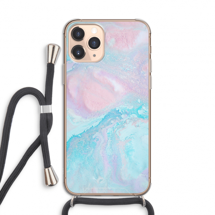 Fantasie pastel: iPhone 11 Pro Transparant Hoesje met koord