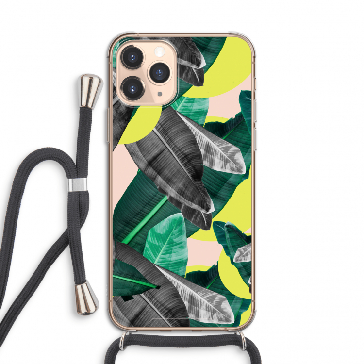 Fantasie jungle: iPhone 11 Pro Transparant Hoesje met koord