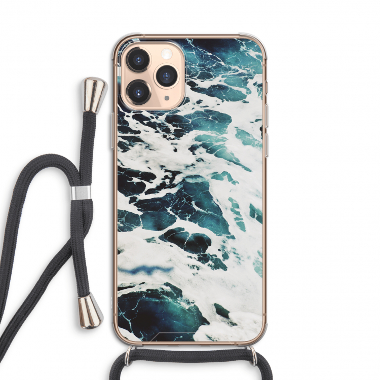 Golven: iPhone 11 Pro Transparant Hoesje met koord