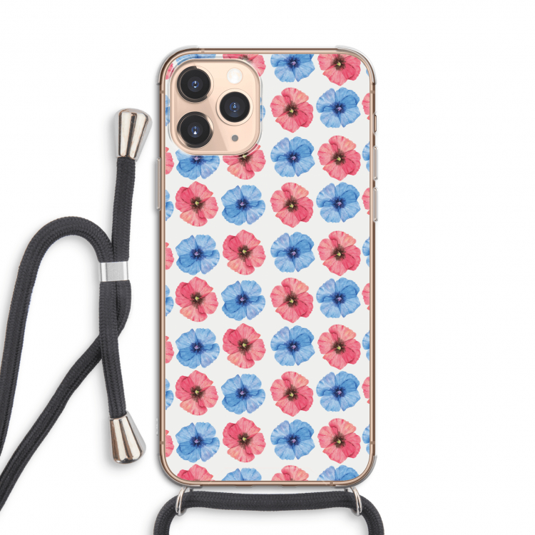 Klaproosjes: iPhone 11 Pro Transparant Hoesje met koord