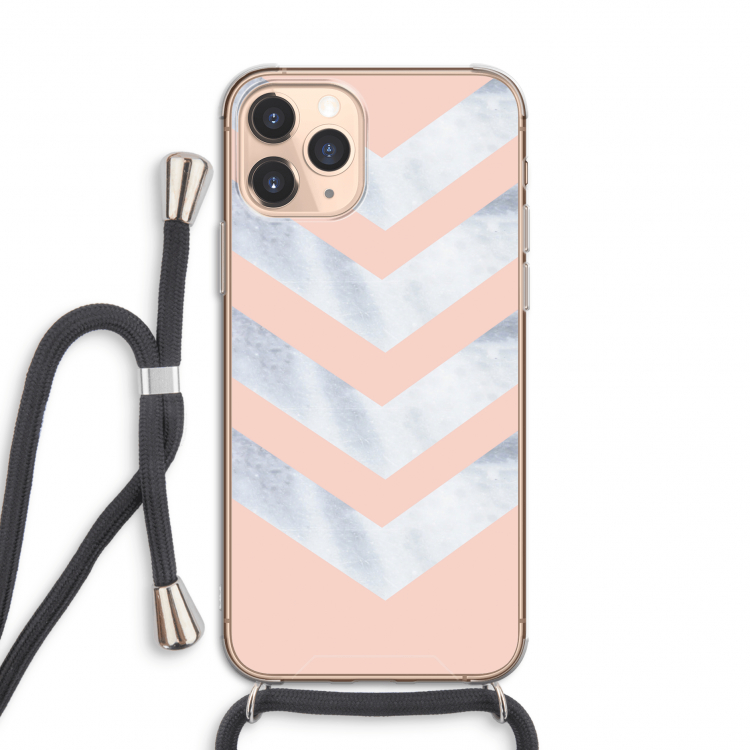 Marmeren pijlen: iPhone 11 Pro Transparant Hoesje met koord