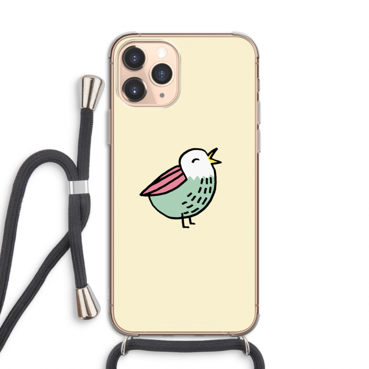 Birdy: iPhone 11 Pro Transparant Hoesje met koord