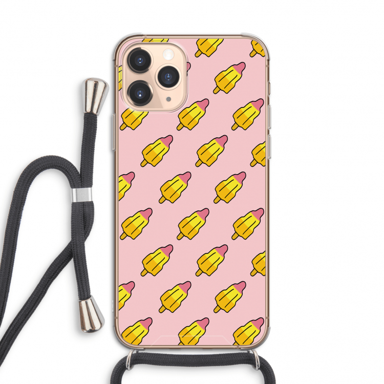 Waterijsjes: iPhone 11 Pro Transparant Hoesje met koord