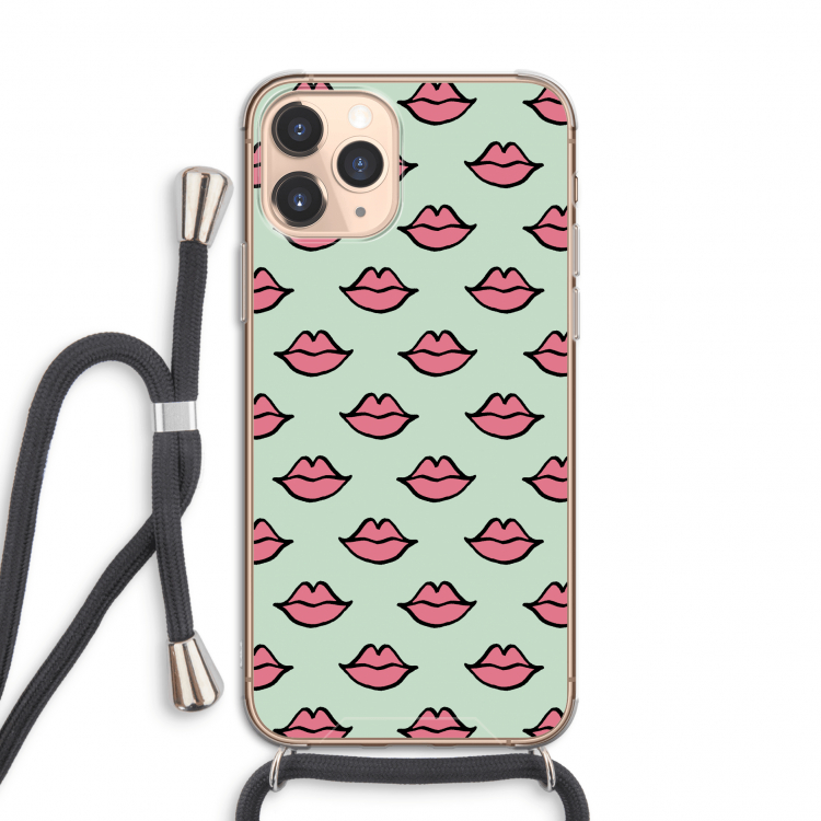 Lipjes: iPhone 11 Pro Transparant Hoesje met koord
