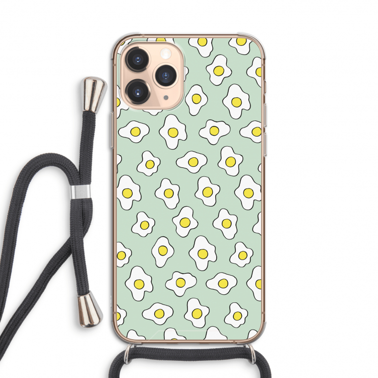 Spiegeleitjes: iPhone 11 Pro Transparant Hoesje met koord