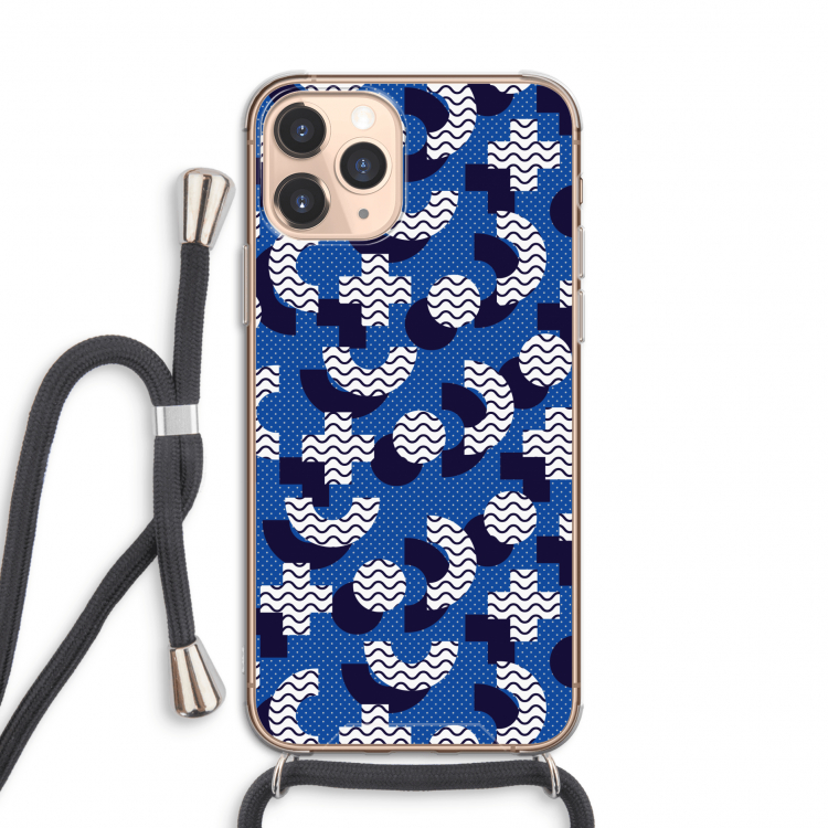 8-bit N°5: iPhone 11 Pro Transparant Hoesje met koord
