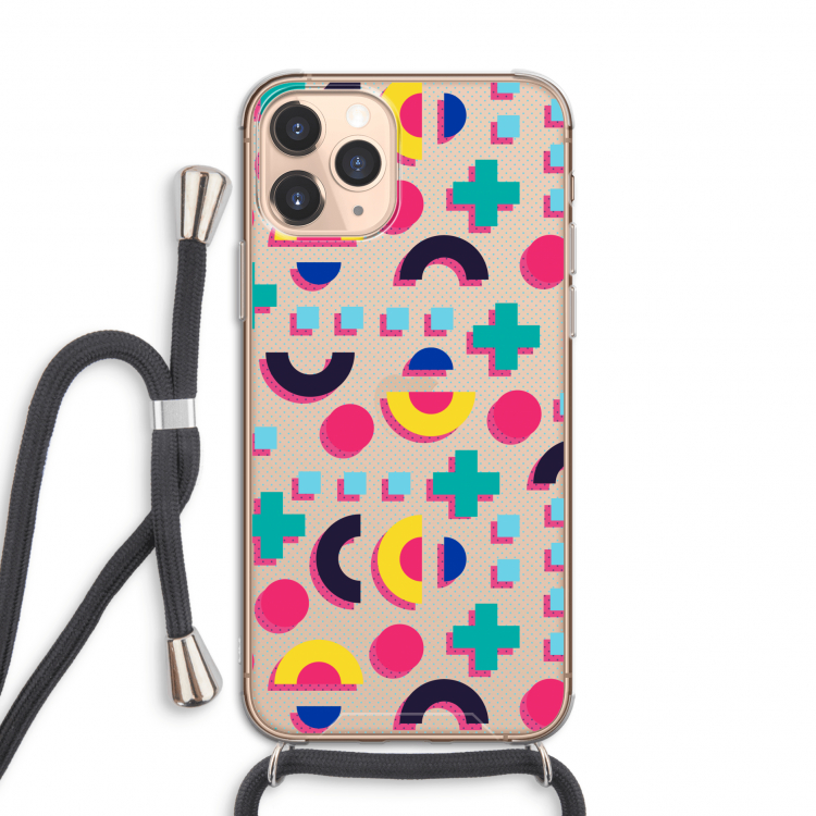 8-bit N°2: iPhone 11 Pro Transparant Hoesje met koord