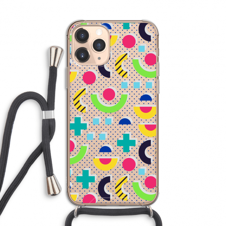 8-bit N°1: iPhone 11 Pro Transparant Hoesje met koord