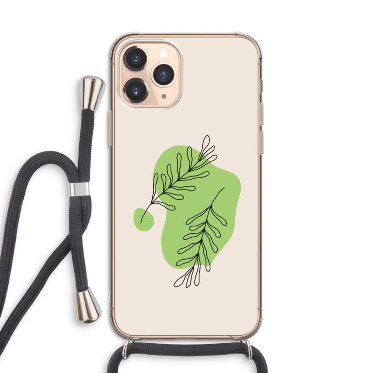 Beleaf in you: iPhone 11 Pro Transparant Hoesje met koord