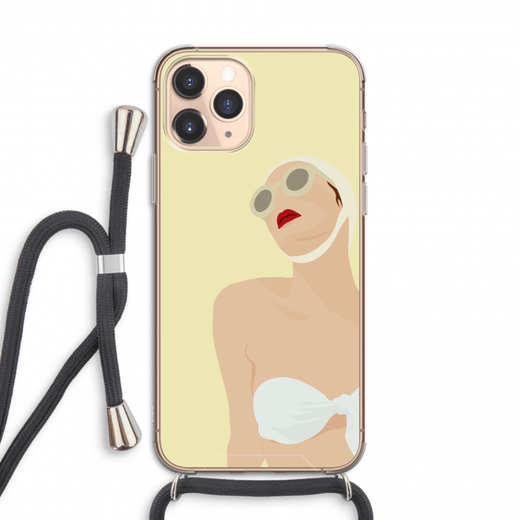 Summer: iPhone 11 Pro Transparant Hoesje met koord