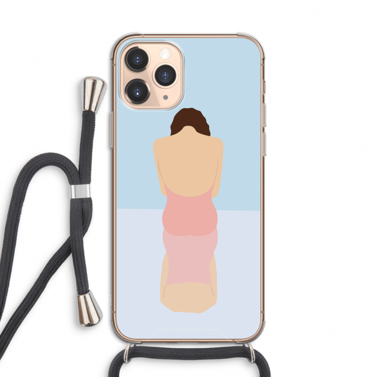 Mirror: iPhone 11 Pro Transparant Hoesje met koord