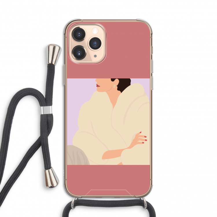 Cosy: iPhone 11 Pro Transparant Hoesje met koord