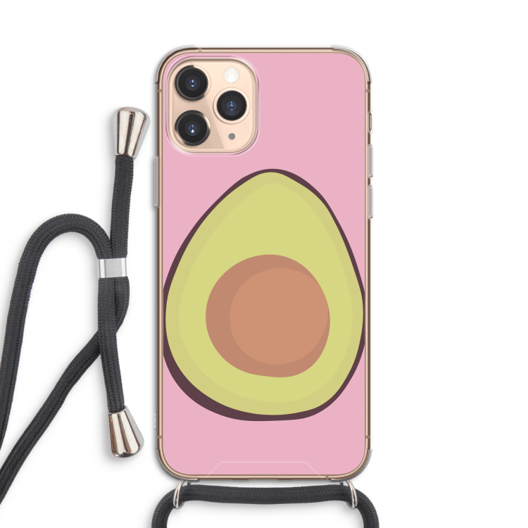 Avocado: iPhone 11 Pro Transparant Hoesje met koord