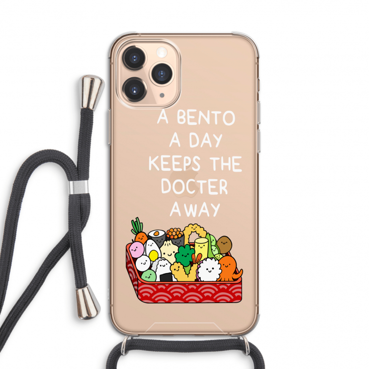Bento a day: iPhone 11 Pro Transparant Hoesje met koord