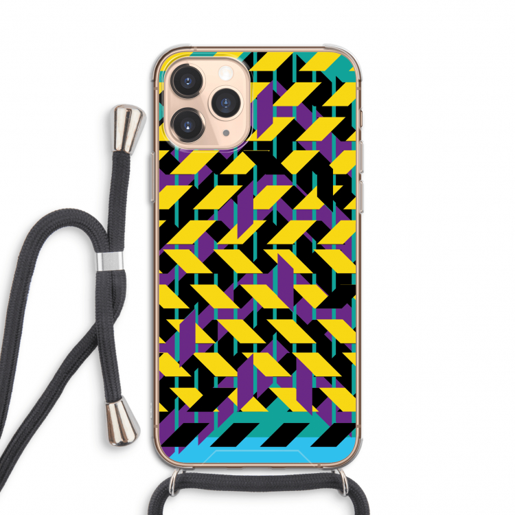 Skew Bee 3: iPhone 11 Pro Transparant Hoesje met koord