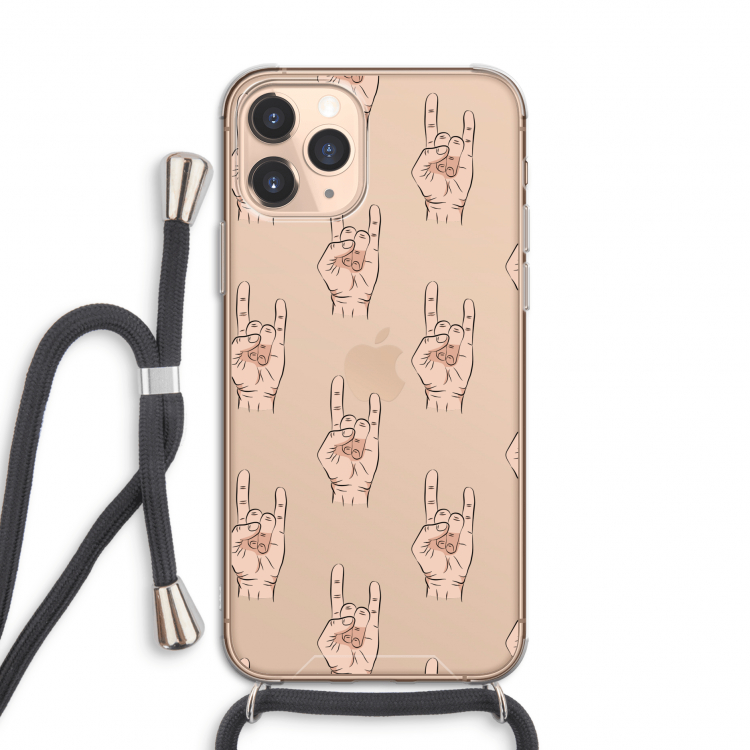 Rock: iPhone 11 Pro Transparant Hoesje met koord