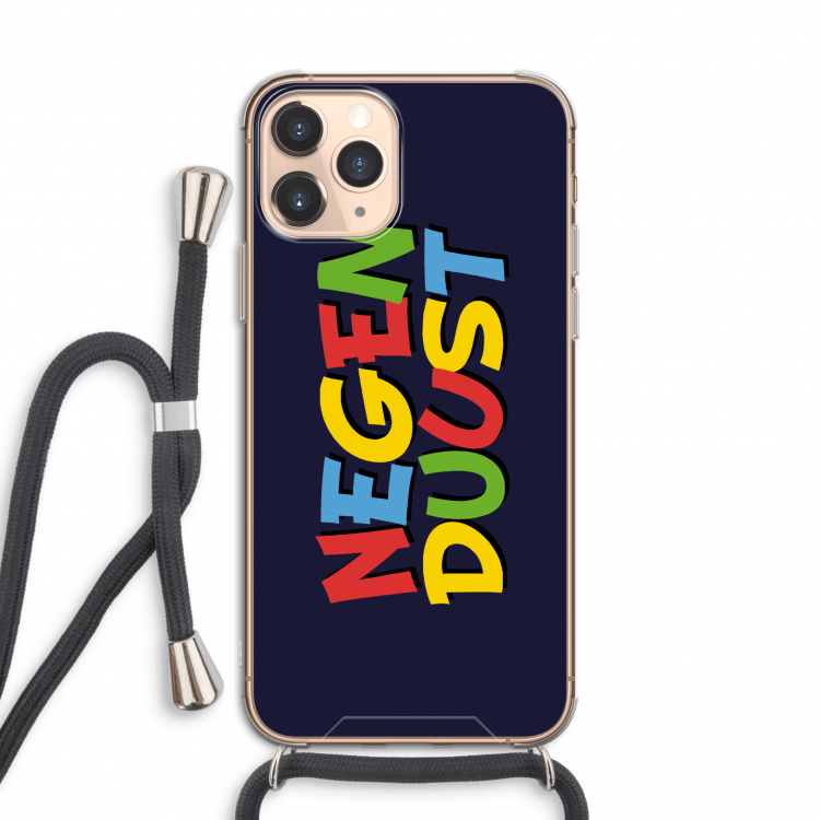 90's One: iPhone 11 Pro Transparant Hoesje met koord