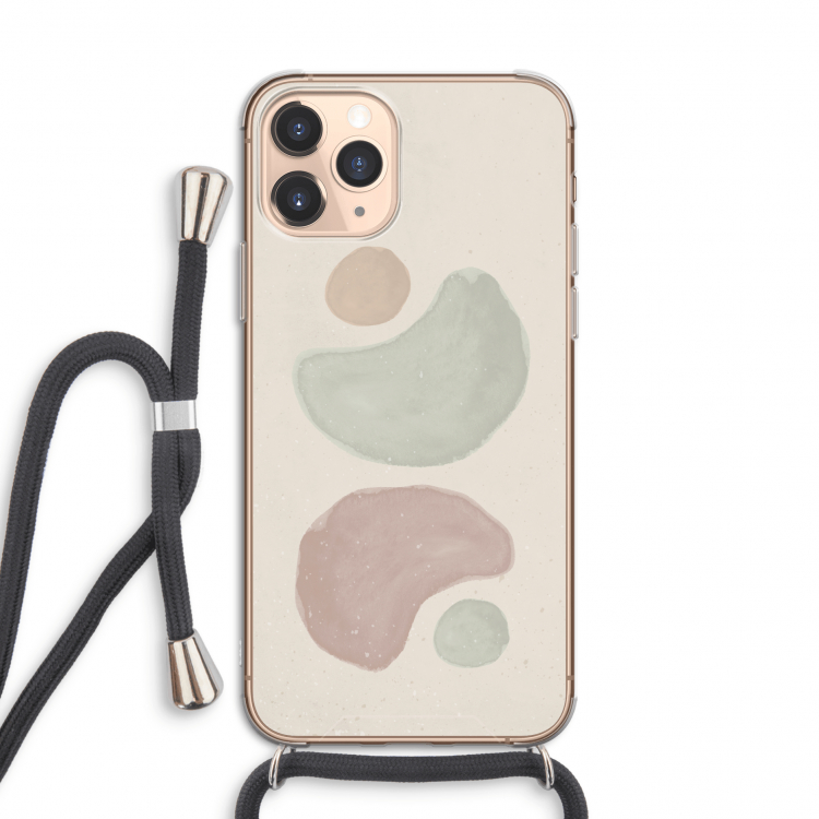 Geo #10: iPhone 11 Pro Transparant Hoesje met koord