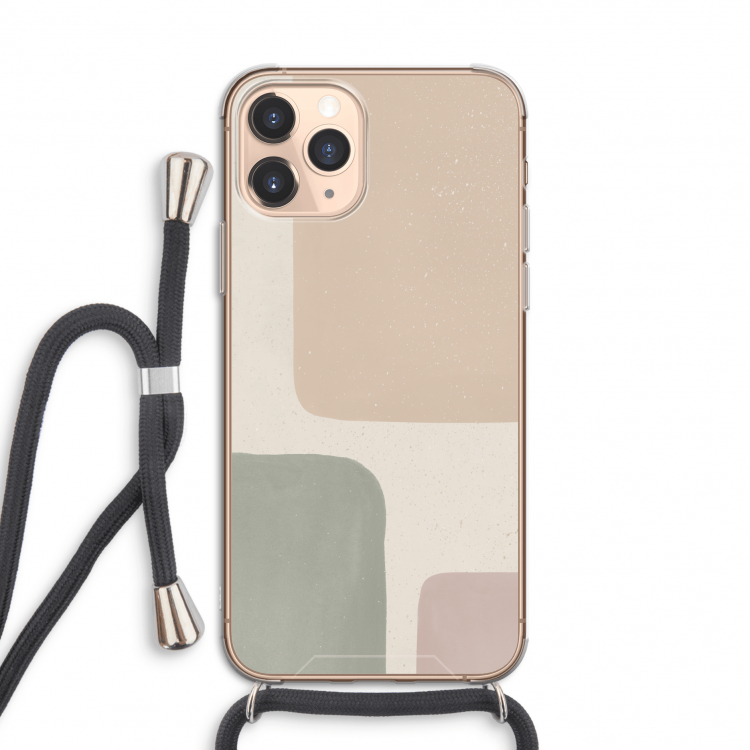 Geo #7: iPhone 11 Pro Transparant Hoesje met koord