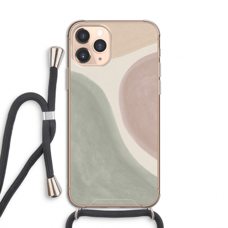Geo #6: iPhone 11 Pro Transparant Hoesje met koord
