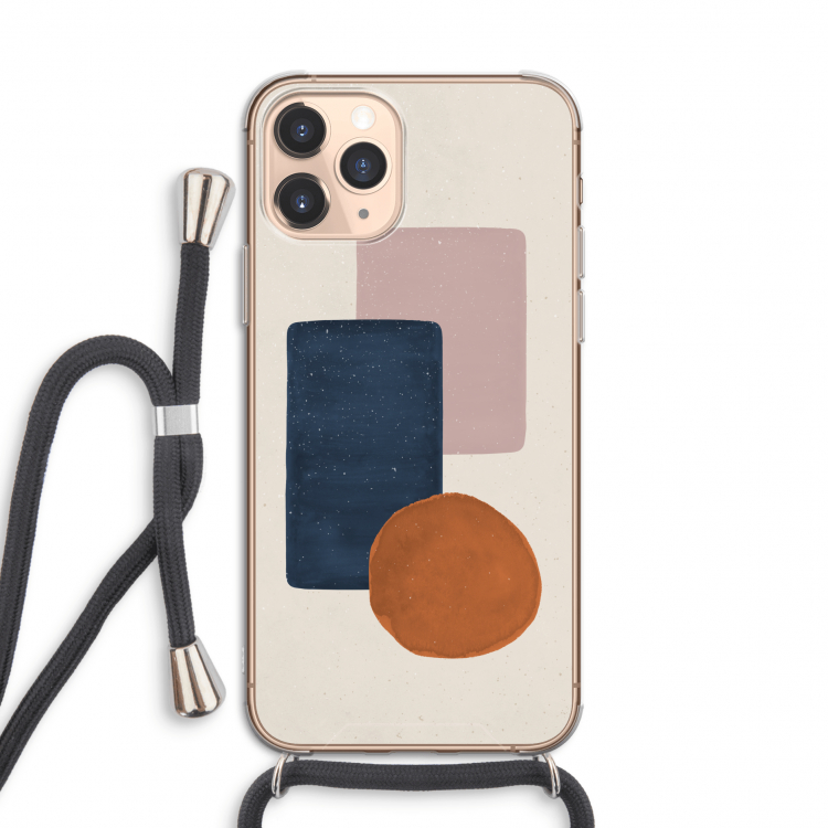 Geo #3: iPhone 11 Pro Transparant Hoesje met koord