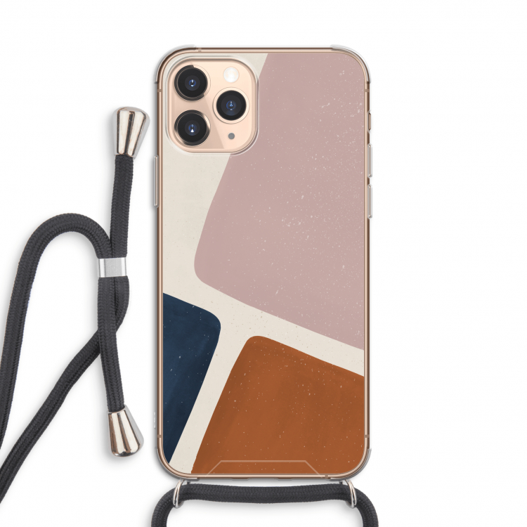 Geo #2: iPhone 11 Pro Transparant Hoesje met koord
