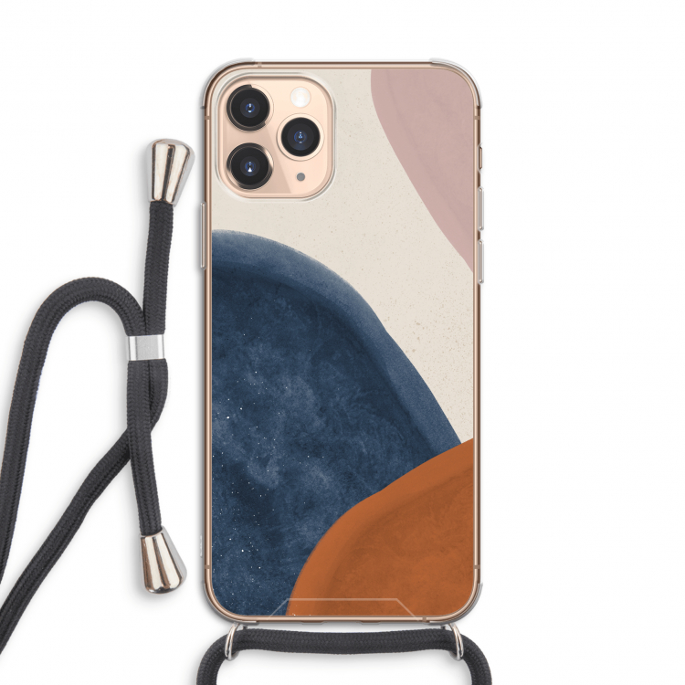 Geo #1: iPhone 11 Pro Transparant Hoesje met koord