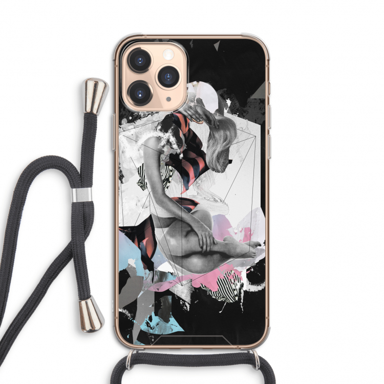 Camouflage de sommeil: iPhone 11 Pro Transparant Hoesje met koord